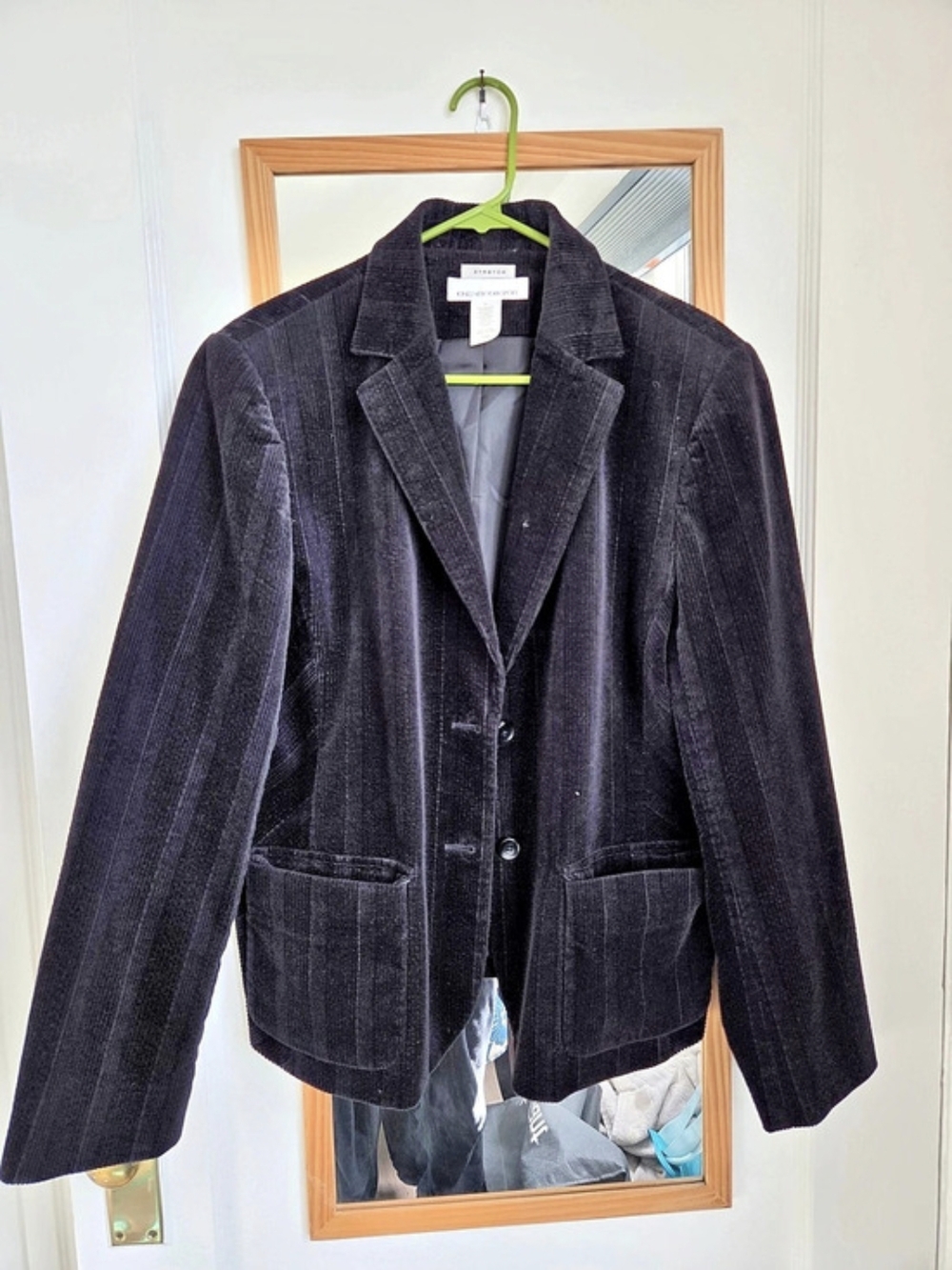 Jones New York black corduroy blazer